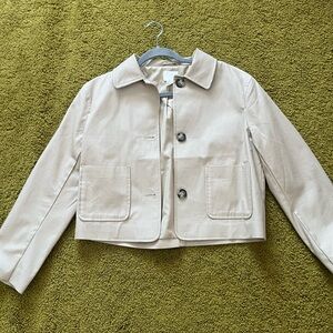 H&M Off-White Jean Jacket